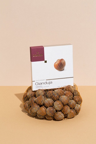 Шоколадная плитка с фундуком IGP Piedmont: Gianduja